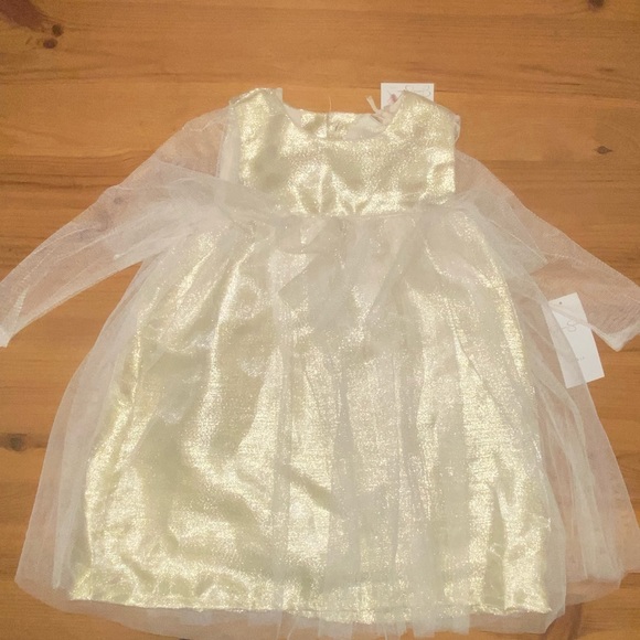 Jessica Simpson gold dress 2T - Picture 1 of 5